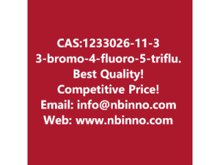  3-bromo-4-fluoro-5-(trifluoromethyl)aniline manufacturer CAS:1233026-11-3
