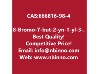 8-Bromo-7-(but-2-yn-1-yl)-3-methyl-1H-purine-2,6(3H,7H)-dione manufacturer CAS:666816-98-4