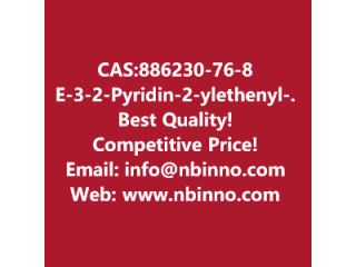 (E)-3-[2-(Pyridin-2-yl)ethenyl]-1-(tetrahydro-2H-pyran-2-yl)-1H-indazol-6-amine manufacturer CAS:886230-76-8
