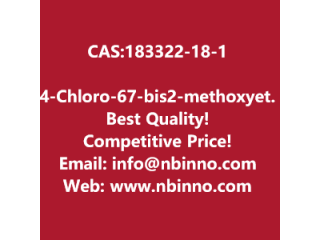 4-Chloro-6,7-bis(2-methoxyethoxy)quinazoline manufacturer CAS:183322-18-1
