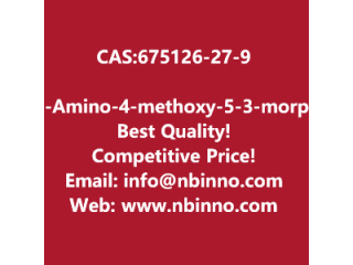 2-Amino-4-methoxy-5-(3-morpholinopropoxy)benzonitrile manufacturer CAS:675126-27-9
