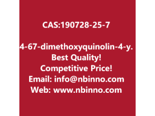 4-(6,7-dimethoxyquinolin-4-yl)oxyaniline manufacturer CAS:190728-25-7