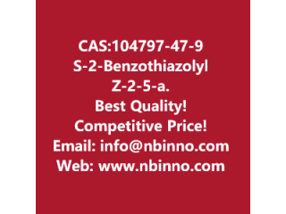 S-2-Benzothiazolyl (Z)-2-(5-amino-1,2,4-thladlazol-3-yl)-2-MethoxylMino thioacetate manufacturer CAS:104797-47-9
