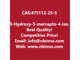 3-Hydroxy-5-mercapto-4-isothiazolecarboxylic acid monosodium salt manufacturer CAS:475112-25-5
