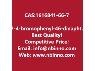 2-(4-bromophenyl)-4,6-di(naphthalen-2-yl)-1,3,5-triazine manufacturer CAS:1616841-66-7
