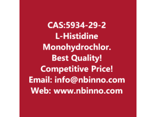 L-Histidine Monohydrochloride Monohydrate manufacturer CAS:5934-29-2
