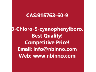 (3-Chloro-5-cyanophenyl)boronic acid manufacturer CAS:915763-60-9
