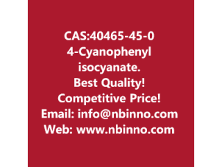 4-Cyanophenyl isocyanate manufacturer CAS:40465-45-0
