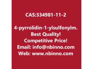 [4-(pyrrolidin-1-ylsulfonylmethyl)phenyl]hydrazine,hydrochloride manufacturer CAS:334981-11-2
