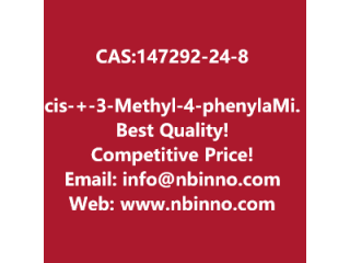 Cis-(+)-3-Methyl-4-(phenylaMino)-1-(phenylMethyl)-4-piperidinecarbonitrile manufacturer CAS:147292-24-8
