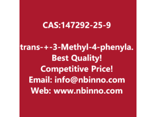 Trans-(+)-3-Methyl-4-(phenylaMino)-1-(phenylMethyl)-4-piperidinecarbonitrile manufacturer CAS:147292-25-9