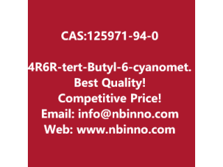 (4R,6R)-tert-Butyl-6-cyanomethyl-2,2-dimethyl-1,3-dioxane-4-acetate manufacturer CAS:125971-94-0
