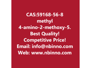 Methyl 4-amino-2-methoxy-5-thiocyanatobenzoate manufacturer CAS:59168-56-8

