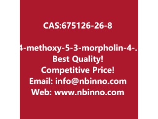 4-methoxy-5-(3-morpholin-4-ylpropoxy)-2-nitrobenzonitrile manufacturer CAS:675126-26-8