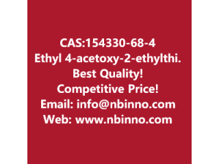 Ethyl 4-acetoxy-2-(ethylthio)-6,7-difluoroquinoline-3-carboxylate manufacturer CAS:154330-68-4
