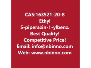 Ethyl 5-(piperazin-1-yl)benzofuran-2-carboxylate manufacturer CAS:163521-20-8
