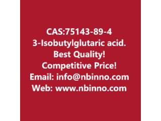 3-Isobutylglutaric acid manufacturer CAS:75143-89-4