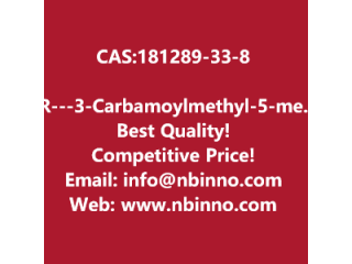 R-(-)-3-(Carbamoylmethyl)-5-methylhexanoic acid manufacturer CAS:181289-33-8
