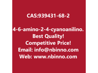4-[6-amino-2-(4-cyanoanilino)pyrimidin-4-yl]oxy-3,5-dimethylbenzonitrile manufacturer CAS:939431-68-2
