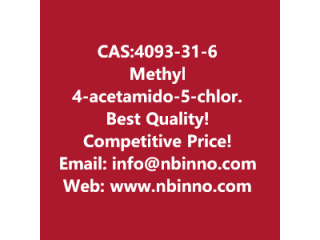 Methyl 4-acetamido-5-chloro-2-methoxybenzoate manufacturer CAS:4093-31-6