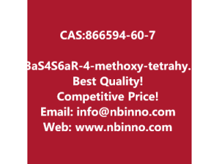 (3aS,4S,6aR)-4-methoxy-tetrahydro-furo[3.4-b]furan-2(3H)-one manufacturer CAS:866594-60-7
