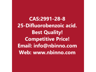 2,5-Difluorobenzoic acid manufacturer CAS:2991-28-8