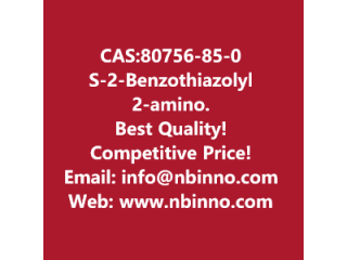 S-2-Benzothiazolyl 2-amino-alpha-(methoxyimino)-4-thiazolethiolacetate manufacturer CAS:80756-85-0
