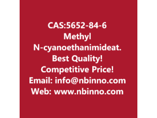 Methyl N-cyanoethanimideate manufacturer CAS:5652-84-6
