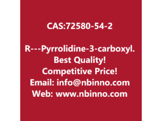(R)-(-)-Pyrrolidine-3-carboxylic Acid manufacturer CAS:72580-54-2
