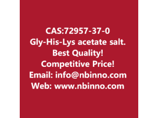Gly-His-Lys acetate salt manufacturer CAS:72957-37-0
