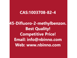 4,5-Difluoro-2-methylbenzonitrile manufacturer CAS:1003708-82-4
