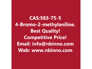 4-Bromo-2-methylaniline manufacturer CAS:583-75-5