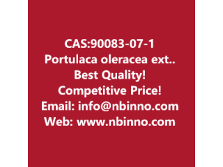 Portulaca oleracea, ext. manufacturer CAS:90083-07-1
