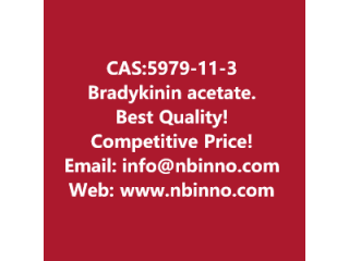 Bradykinin acetate manufacturer CAS:5979-11-3

