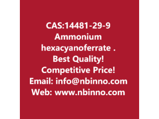 Ammonium hexacyanoferrate hydrate manufacturer CAS:14481-29-9

