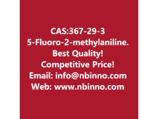 5-Fluoro-2-methylaniline manufacturer CAS:367-29-3