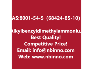 Alkylbenzyldimethylammonium chloride manufacturer CAS:8001-54-5（68424-85-10）
