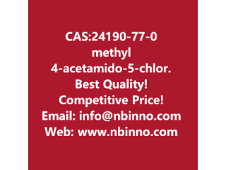 Methyl 4-acetamido-5-chloro-2-hydroxybenzoate manufacturer CAS:24190-77-0