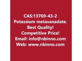 Potassium metavanadate manufacturer CAS:13769-43-2
