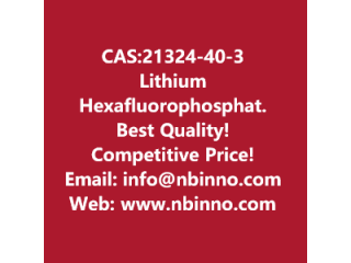 Lithium Hexafluorophosphate manufacturer CAS:21324-40-3
