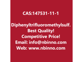 Diphenyl(trifluoromethyl)sulfonium trifluoromethanesulfonate manufacturer CAS:147531-11-1

