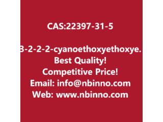 3-[2-[2-(2-cyanoethoxy)ethoxy]ethoxy]propanenitrile manufacturer CAS:22397-31-5
