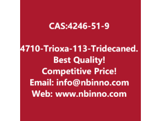 4,7,10-Trioxa-1,13-Tridecanediamine manufacturer CAS:4246-51-9