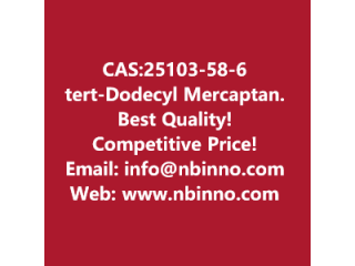 Tert-Dodecyl Mercaptan manufacturer CAS:25103-58-6