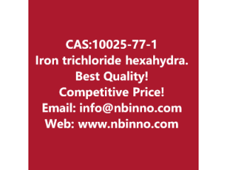 Iron trichloride hexahydrate manufacturer CAS:10025-77-1
