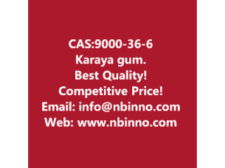 Karaya gum manufacturer CAS:9000-36-6
