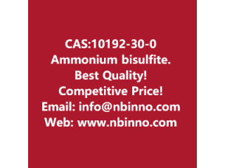 Ammonium bisulfite manufacturer CAS:10192-30-0
