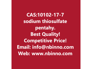 Sodium thiosulfate pentahydrate manufacturer CAS:10102-17-7

