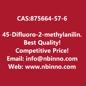 45-difluoro-2-methylaniline-manufacturer-cas875664-57-6-big-0
