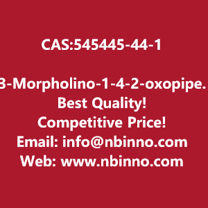 3-morpholino-1-4-2-oxopiperidin-1-ylphenyl-56-dihydropyridin-21h-one-manufacturer-cas545445-44-1-big-0